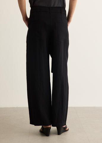 Incu Exclusive Wide-Fit Belted Pants