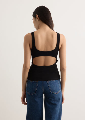 Rib Bateau Cut Out Top