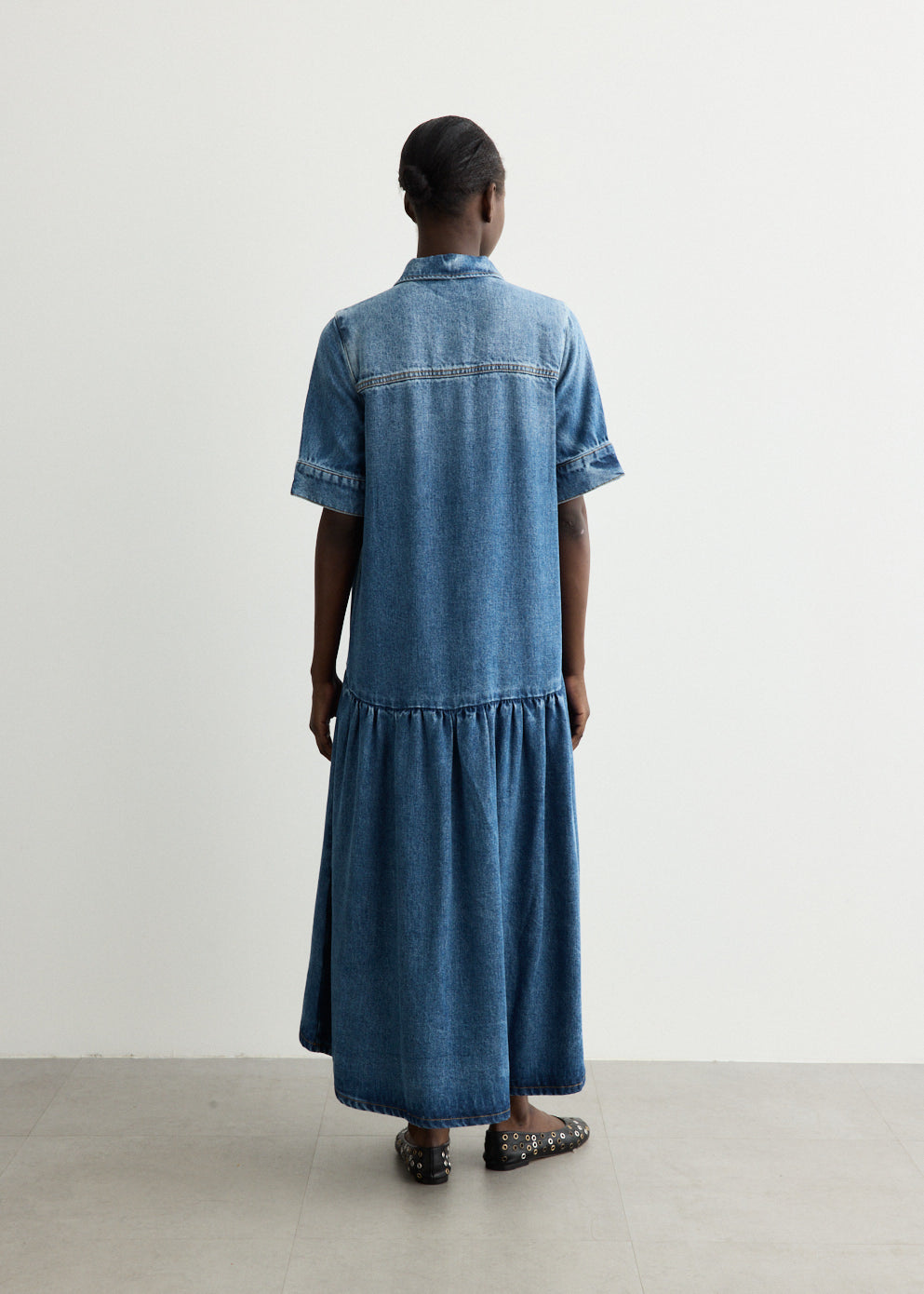 Light Washed Denim Dress
