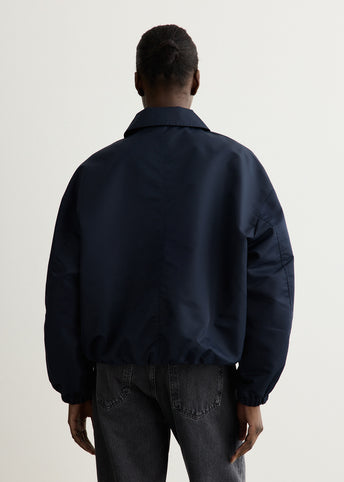 Bubble Hem Bomber Jacket