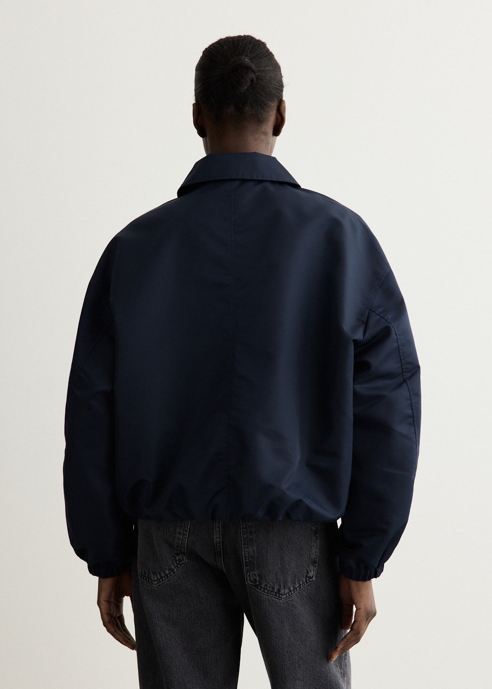 Bubble Hem Bomber Jacket
