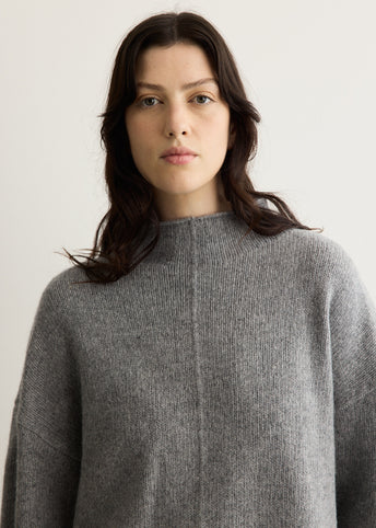 Wool Blend Mock Neck Sweater