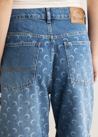 Moon Laser Denim Bermudas