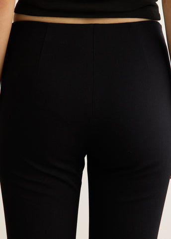 Compact Cotton Minimal Crop Pants