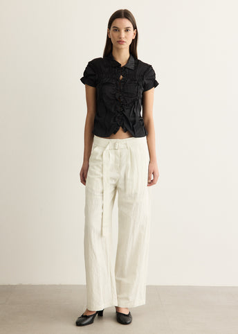 Incu Exclusive Wide-Fit Belted Pants