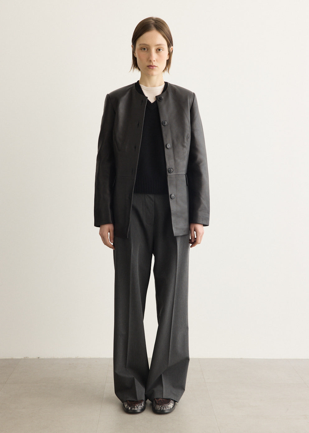 Alva Half Elastic Tailored Pants