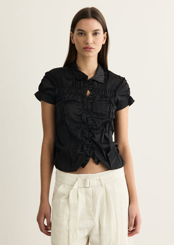 Incu Exclusive Wrinkle Half Sleeve Shirt