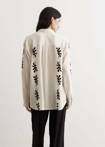 Long Sleeve Silk Shirt