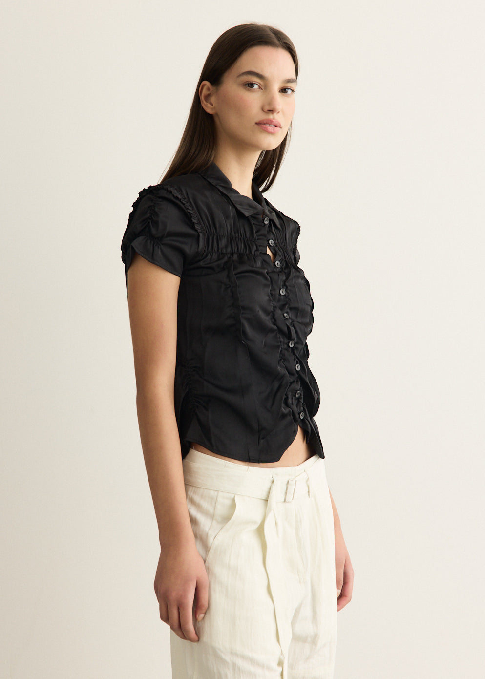 Incu Exclusive Wrinkle Half Sleeve Shirt