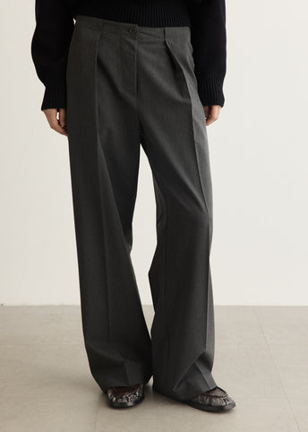 Alva Half Elastic Tailored Pants