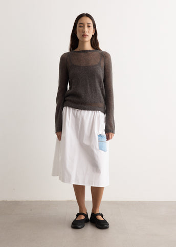 Baggy Midi Skirt
