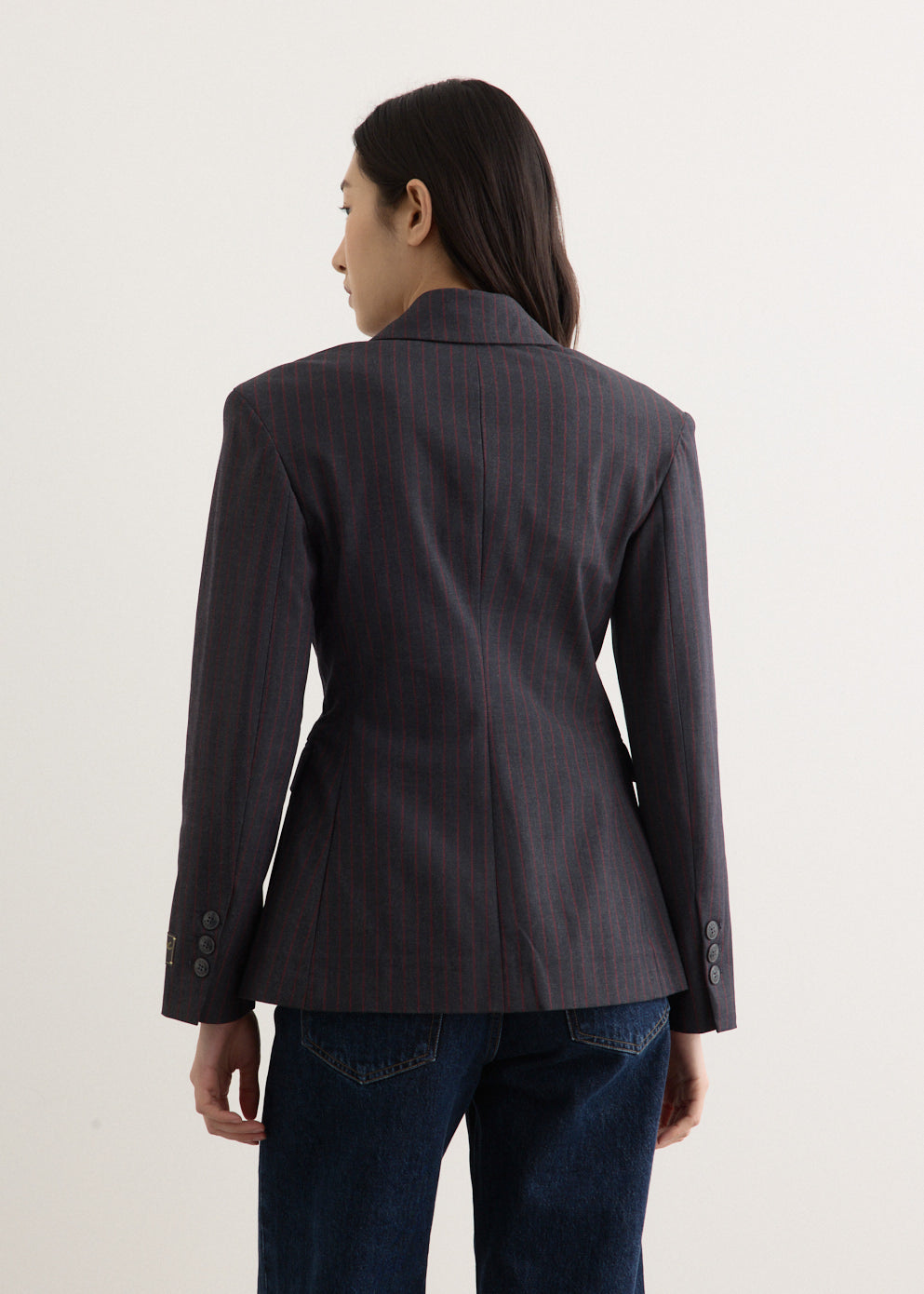 Stretch Stripe Blazer