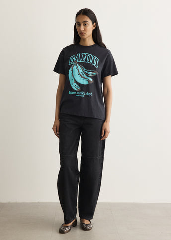 Basic Cotton Banana T-shirt