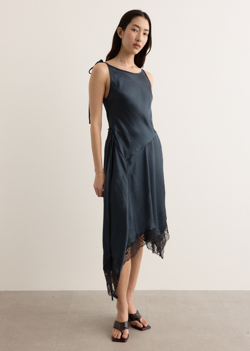 Satin Lace Dress