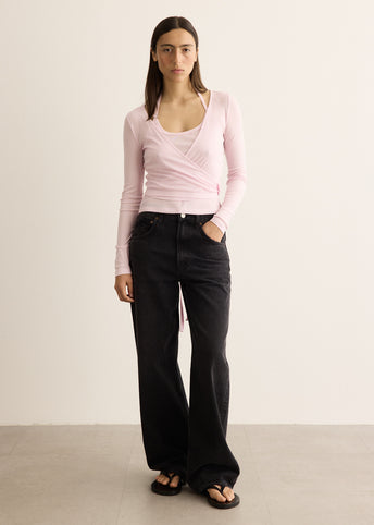 Double Halt Wrap Top