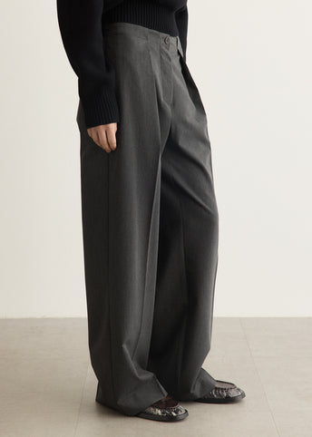 Alva Half Elastic Tailored Pants