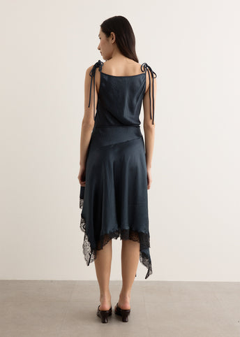 Satin Lace Dress