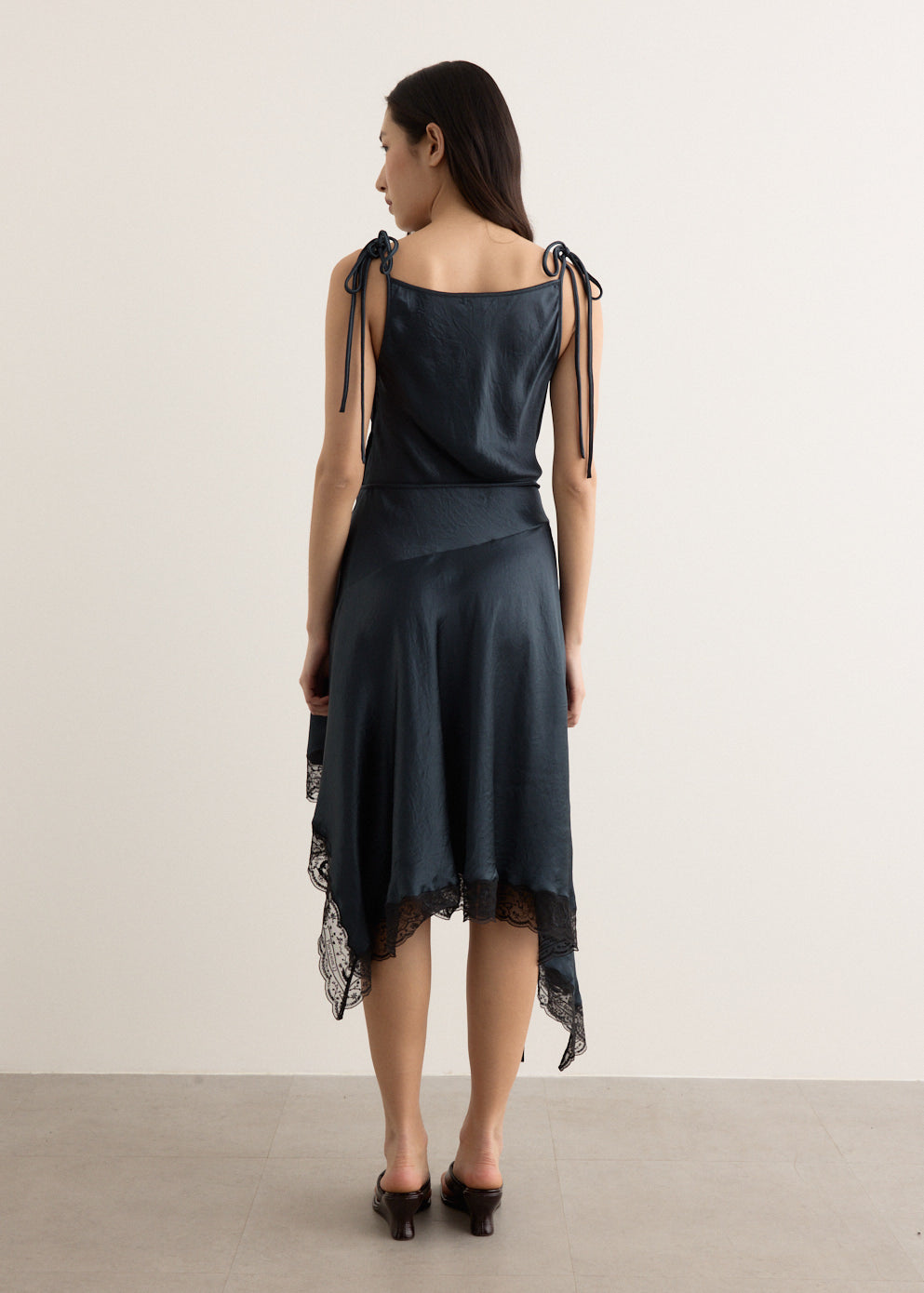 Satin Lace Dress