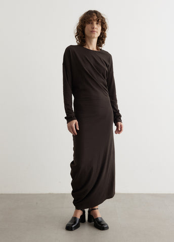 Long Sleeve Twisted Dress Long Sleeve Twisted Dress