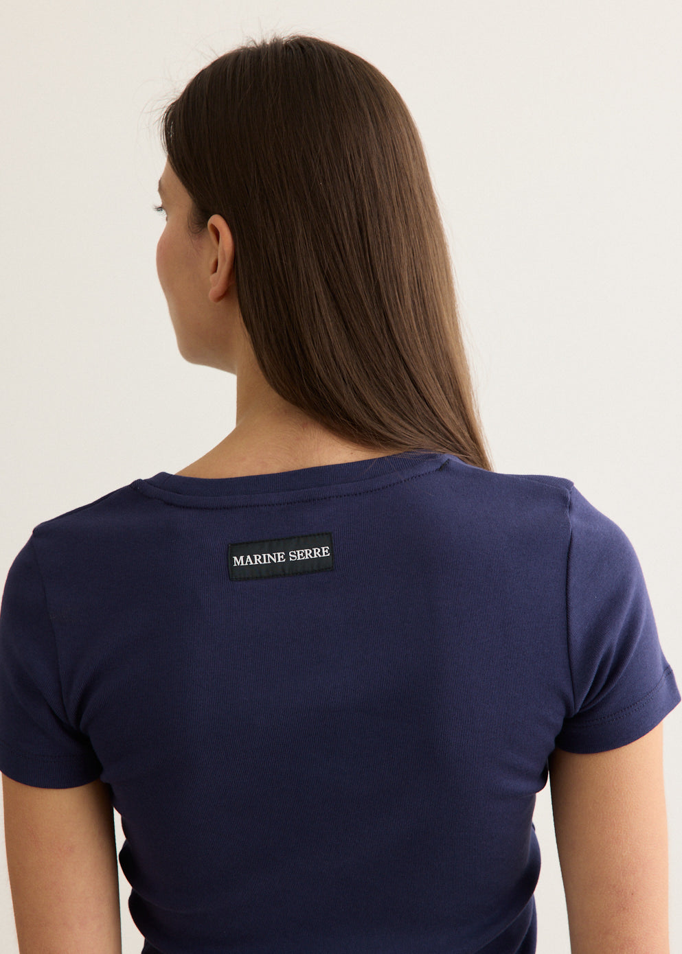 Moon Logo Ribbed Jersey T-Shirt