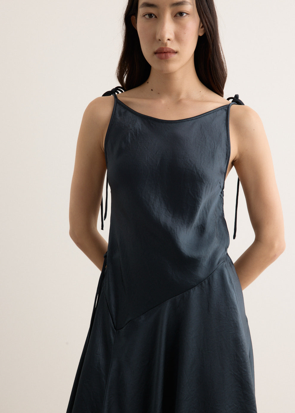 Satin Lace Dress