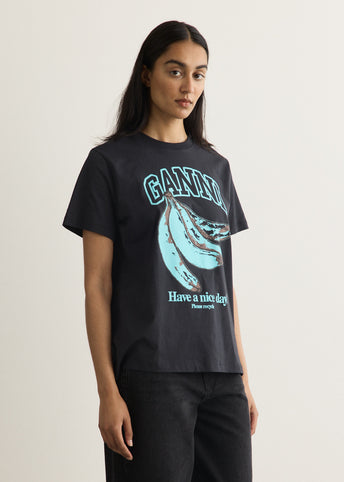 Basic Cotton Banana T-shirt