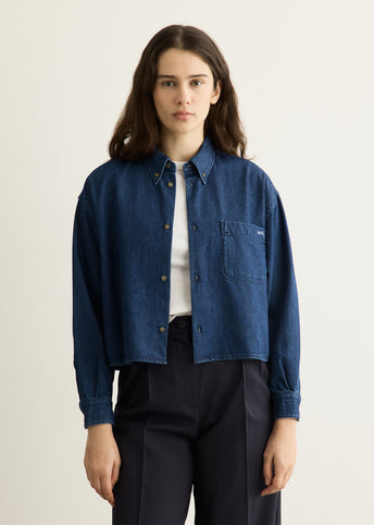 Sophia Button Down Logo Shirt