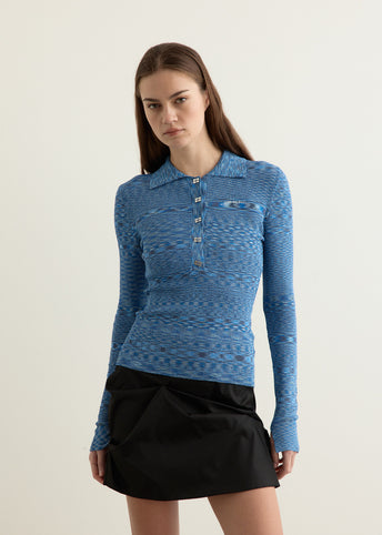 Spacedyed Polo Shirt