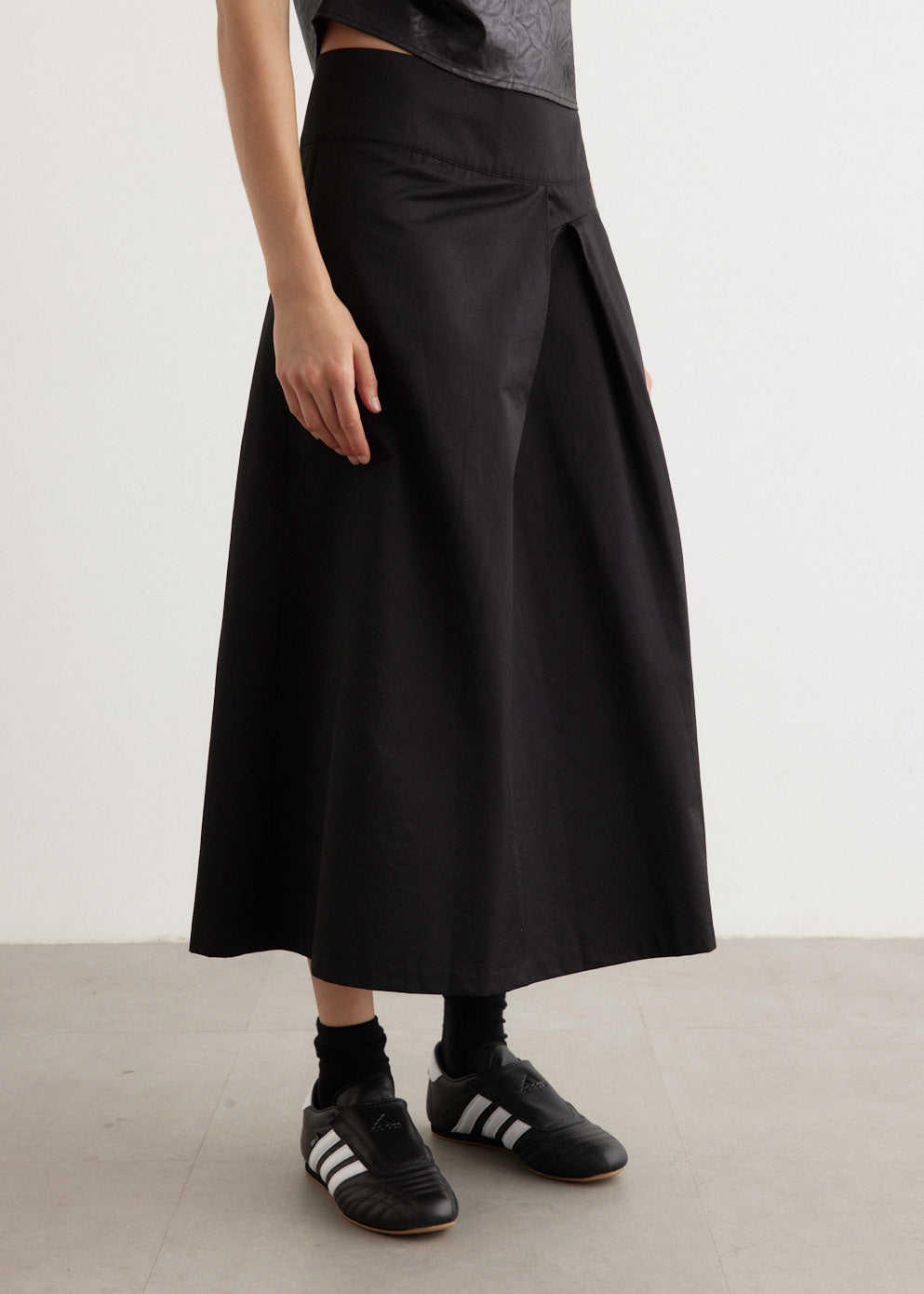 Rhone Pleated Midi Skirt