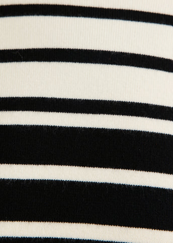 Striped Turtleneck Sweater