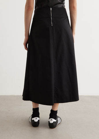 Rhone Pleated Midi Skirt