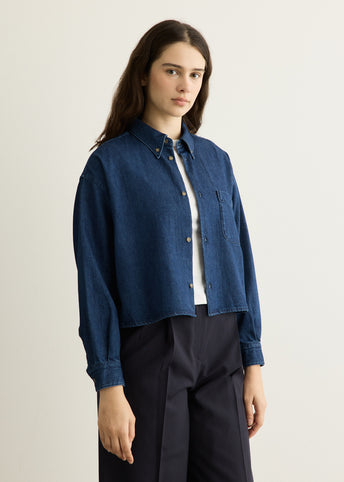 Sophia Button Down Logo Shirt