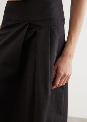 Rhone Pleated Midi Skirt