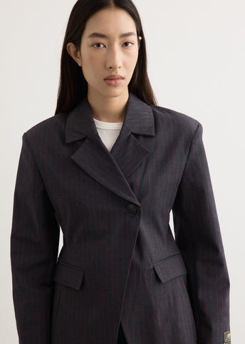 Stretch Stripe Blazer