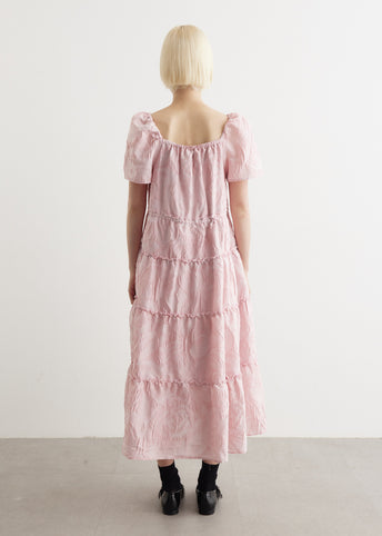 Textured Cloque Layer Dress