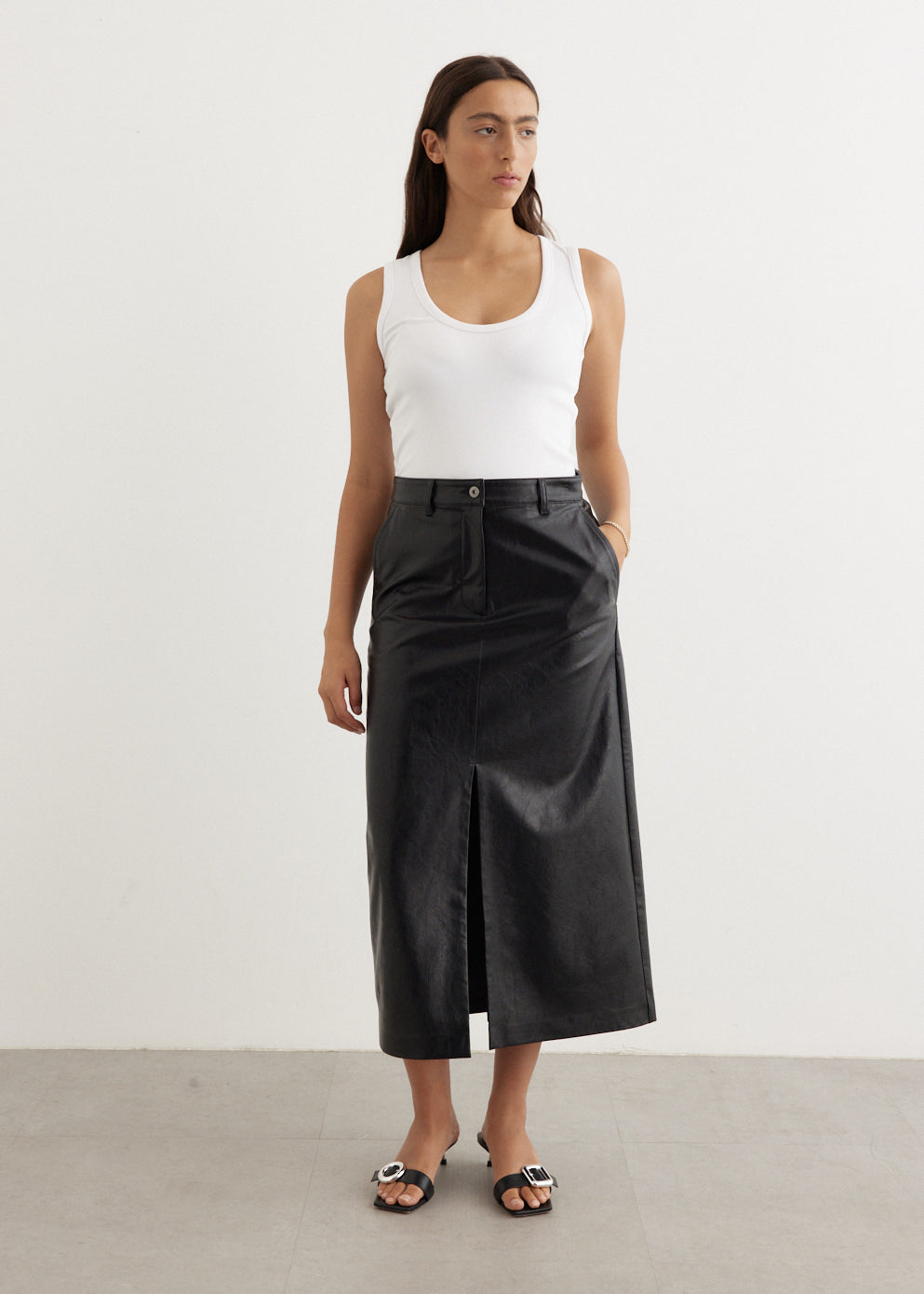 Incu Collection - Foretell Vegan Leather Skirt - Skirt,Specials : American Fashion Style Bags On Sale Incu Collection - Foretell Vegan Leather Skirt - Skirt,Specials : American Fashion Style Bags On Sale