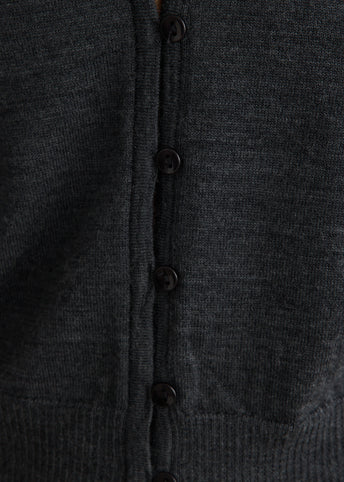 High Neck Knit Cardigan