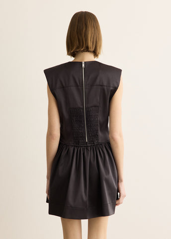 Double Satin Corset Mini Dress