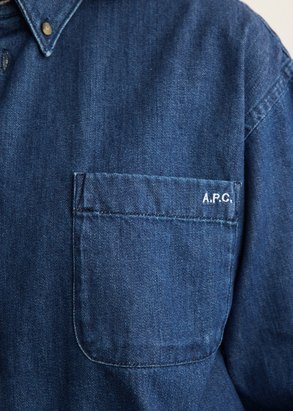 Sophia Button Down Logo Shirt