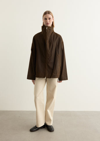 Zipped Funnel Jacket