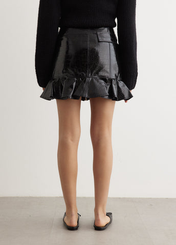 Future Coated Mini Skirt