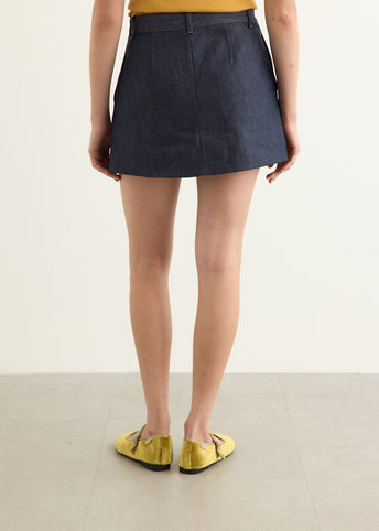 Pleated Mini Skirt