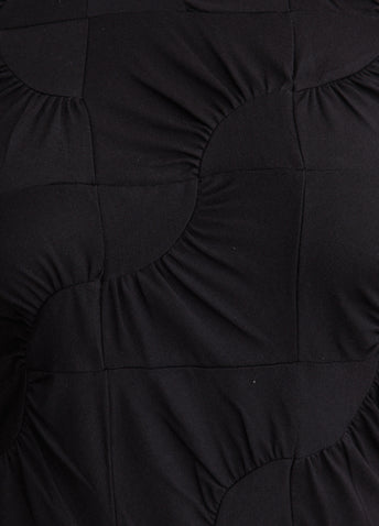 Gathered Jersey Sleeveless Dress