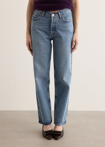 V-Waist Baggy Jeans