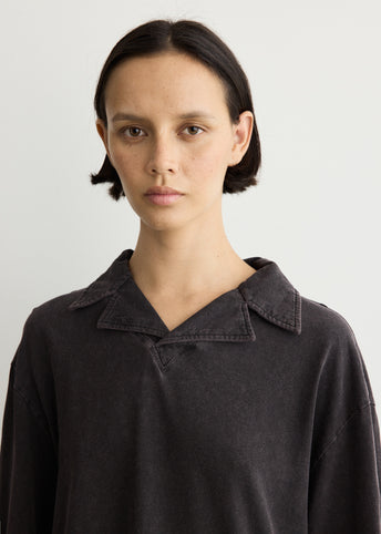 Washed Jersey Long Sleeve T-Shirt