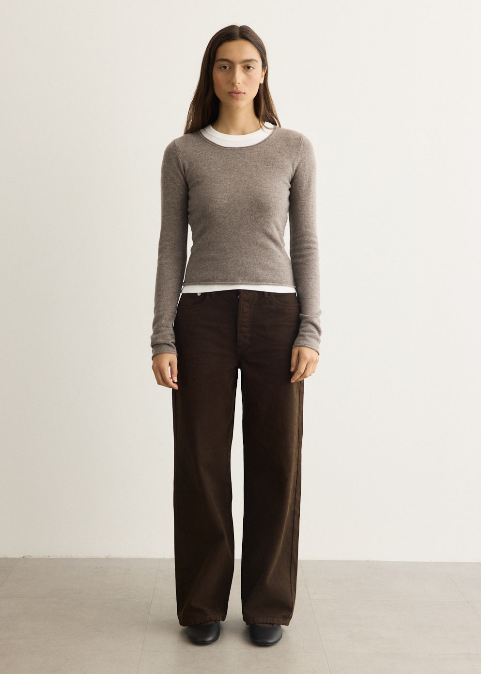 Fine Merino Wool Long Sleeve Top