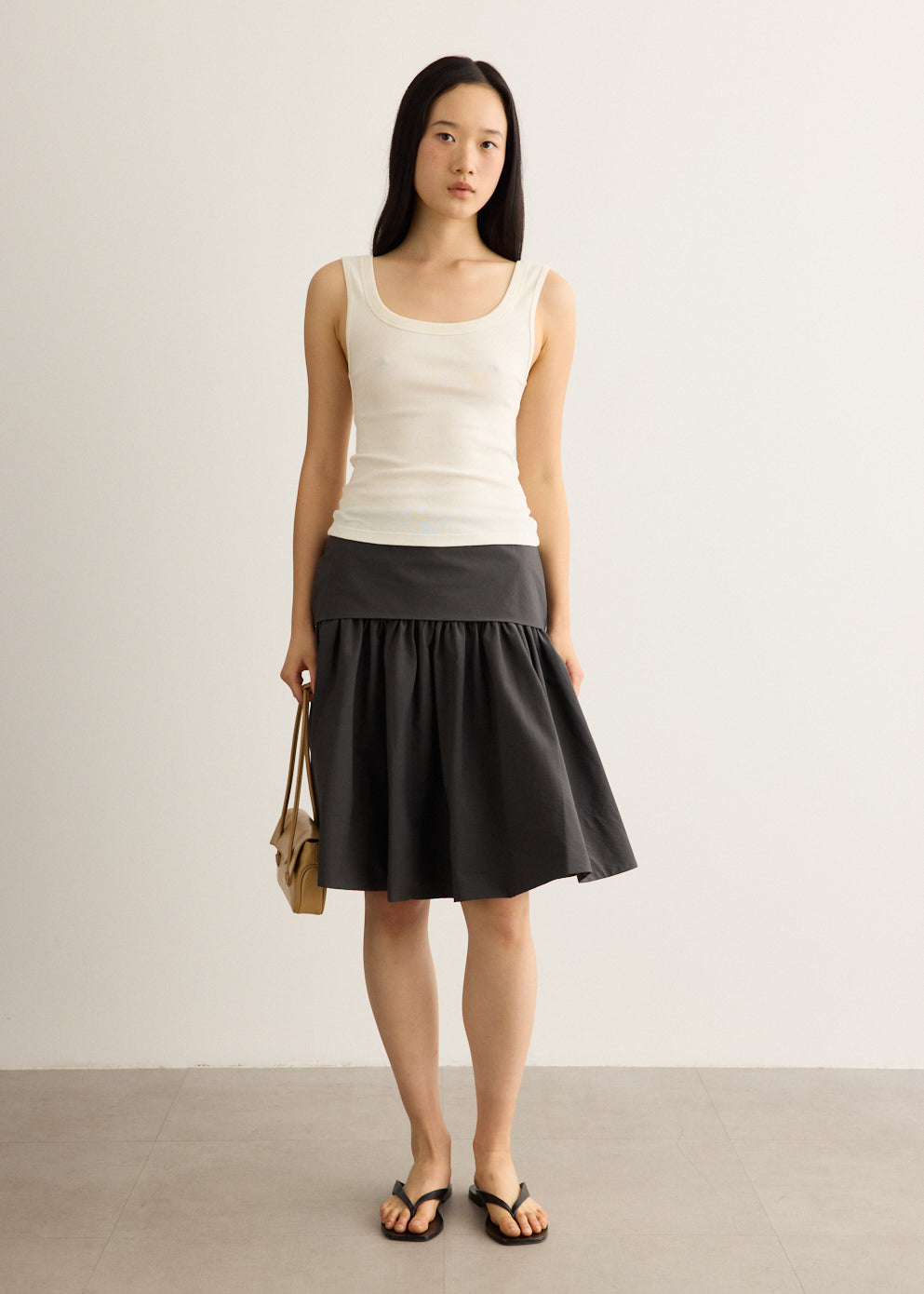 Organic Cotton Scooped Ballerina Top