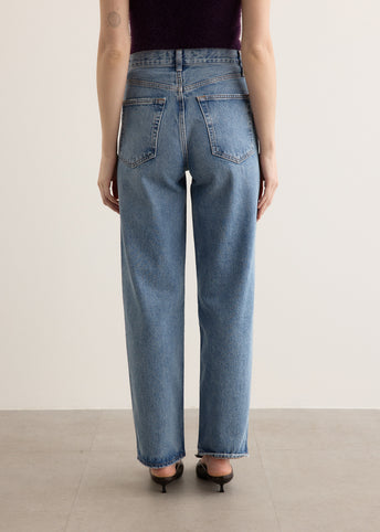 V-Waist Baggy Jeans