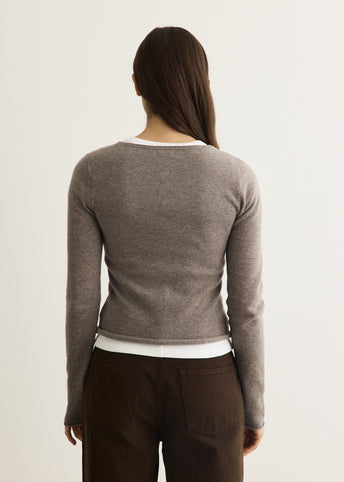 Fine Merino Wool Long Sleeve Top