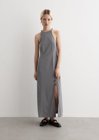 Drapey Melange Maxi Dress